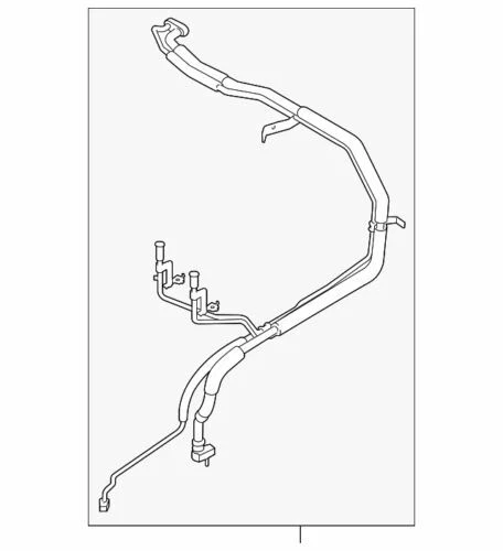 Conjunto de manguera de succión y descarga original Ford BK3Z-19A834-AG Foto 1 de 2