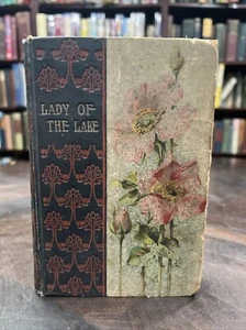 Vintage LADY OF THE LAKE By Sir Walter Scott 1800s. NY Hurst & Co. Publishers HC - Picture 1 of 13