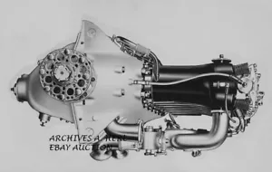 Hall-Scott Motor Car Company 1918 motore aeronautico prima guerra mondiale foto - Foto 1 di 1