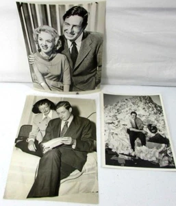 Will Rogers Jr Ehefrau Tina Schnitzerin TV-Show 1956 Pressefoto Lot 7x9 & 8x11 - Bild 1 von 6