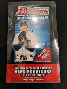 2005 Bowman Baseball Hobby Box - 2 Hits - Factory Sealed - Justin Verlander RC?! - Picture 1 of 2