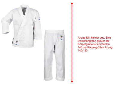 adidas® Karateanzug Evolution Kids 2 in 1 K200E, Doppelgröße, mit Gürtel 100-190 - Bild 1 von 2