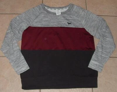 PINK VICTORIA'S SECRET Multicolor Talla Mediana Informal Ropa Ligera Sudadera Foto 1 de 2