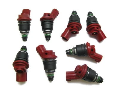 Set of 8 Factory Remanufactured OEM Injectors,1997-2001 Infiniti Q45, 166001P102 - Image 1 of 3