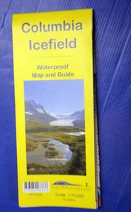 Gemtrek map Columbia Icefield waterproof map and guide - Foto 1 di 1