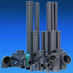 Tubo HT HTsafe tubo de aguas residuales tubo de desagüe molduras DN 32 40 50 75 90 110 KG - Imagen 1 de 16