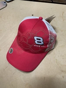 New Vintage Dale Earnhardt 8 Red White Hat Chase Authentics - Picture 1 of 2