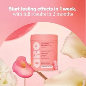 2Pack-URO O Positiv Vaginal Probiotics 60 COUNT Women pH Balance with Prebiotics - Picture 1 of 4