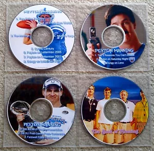 INDIANAPOLIS COLTS PEYTON MANNING SET 4 DVD - BIOS, SNL, ADDIO PRESS CONF, ALTRO - Foto 1 di 1