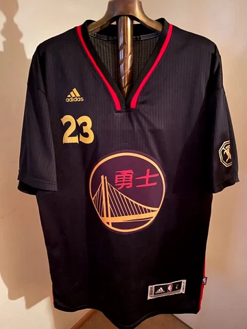 Golden State Warriors CHINESE 2017 NEW YEAR Jersey -DRAYMOND GREEN Adult LARGE Cover