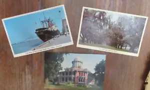 Vintage 1968 Postkarten NATCHEZ & NEW ORLEANS Golf von Mexiko lebende Eichen Spanisch M - Bild 1 von 8