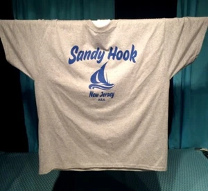 🌞T-Shirt Sandy Hook, New Jersey grau Unisex - Bild 1 von 4