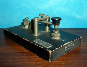 Cenco Central Scientific Co. Straight Lever Telegraph Key - Zdjęcie 1 z 8