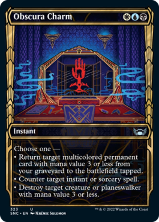 x1 Obscura Charm - Showcase - Streets of New Capenna - NM - MTG - Image 1 of 1