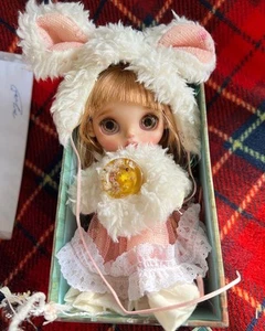 Pop Mart Blythe Doll Outfit Rabbit Ear Dress Set Custom Kitched New - Picture 1 of 4