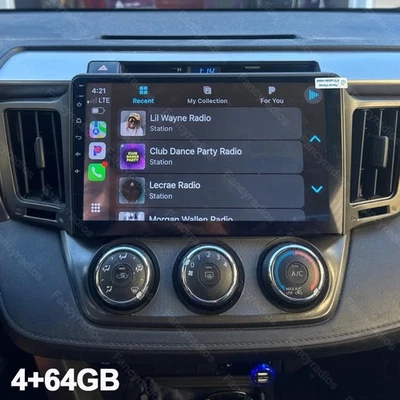 Radio estéreo para automóvil Apple Carplay 4+64G Android 15 para Toyota RAV4 2013-2018 GPS BT Foto 1 de 4