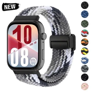 Nylon Braided Strap Watch Band Replacement For Huawei Watch Fit 4 / 4 Pro / Fit3 - Picture 1 of 29