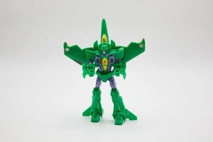 Transformers Cyberverse Warrior Class Slice Action Acid Rain Green Yellow Jet - Picture 1 of 2