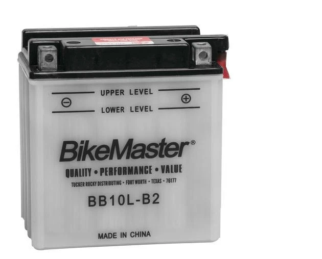 BikeMaster Standard Battery BB10L-B2 fits Suzuki GS500/Katana 600/DR650SE Foto 1 de 1