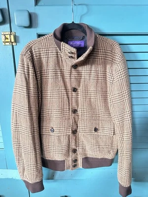 Chaqueta Bomber Ralph Lauren Etiqueta Púrpura Hecha en Italia Foto 1 de 4