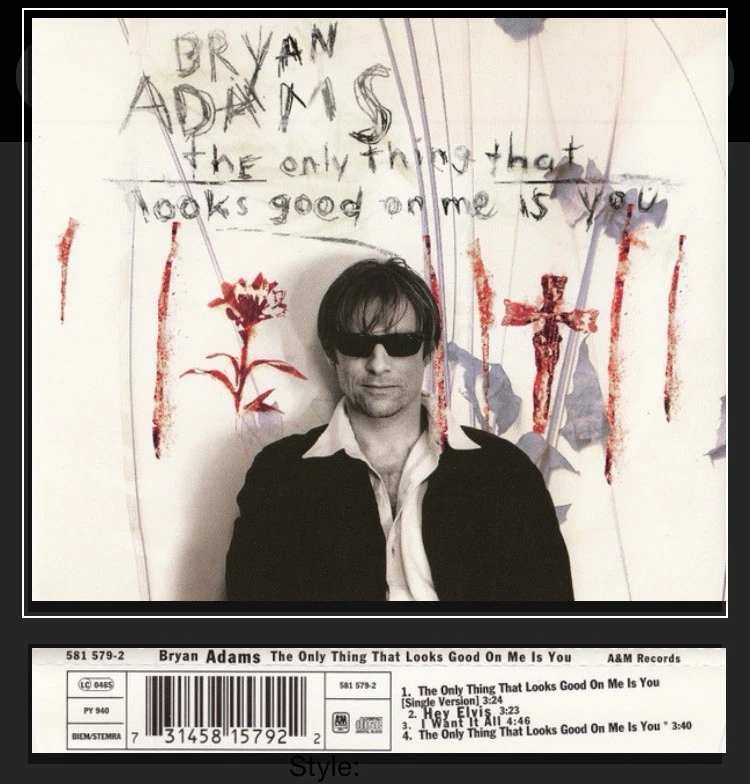 Bryan Adams Only Thing That Looks good on me is you cd single new sealed  - Image 1 of 1