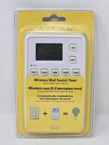 Interruptor de pared inalámbrico Swe Inc. AutoChron temporizador para un interruptor de pared de palanca, en muy buena condición - Imagen 1 de 13