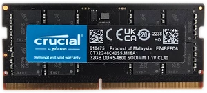 Crucial CT32G48C40S5 32GB DDR5 4800 SO-DIMM RAM 1x32GB - Afbeelding 1 van 6