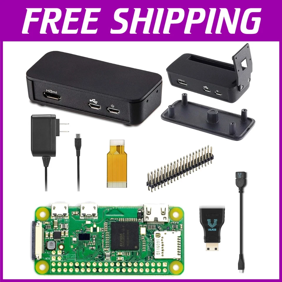 Ultimate Raspberry Pi Zero W Kit - Black Case - Image 1 of 4