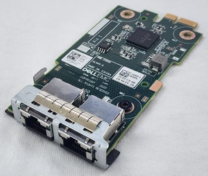 Dell 34MF2 Broadcom 5720 Dual Port 1GB RJ-45 LOM Card for PowerEdge R650 R750 - Picture 1 of 3