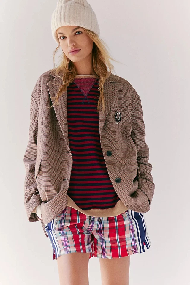 Blazer Free People Reggie de gran tamaño en jengibre grande nuevo sin etiquetas Foto 1 de 4