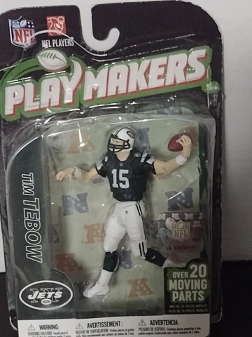 2012 McFarlane NFL Play Makers Tim Tebow NY Jets Actions Figure New Cover