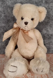 Bearington Collection Bear Plush With Bow & Jointed Arms Legs & Head 15" - Bild 1 von 10