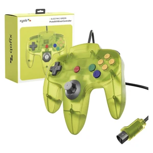 XYAB PROTO64 Wired Controller for Nintendo 64 N64 - Electric Green - Picture 1 of 4