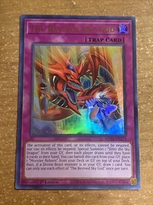 🔥Yugioh MP22-DE273 Der wiederbelebte Himmelsgott ULTRA RARE 1.AUFLAGE - Bild 1 von 1