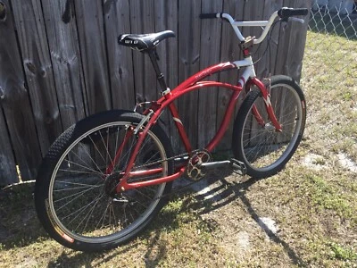 SCHWINN Klunker BMX  Cruiser Aluminum Frame Redline Forklifter Bars Dropper Post - Image 1 of 4