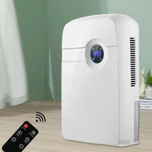 New Home Dehumidifier 2500ml Quiet Small Portable Dehumidifiers Remote 10-20?O - Picture 1 of 23