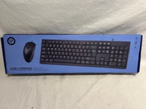 Wired USB Keyboard And Mouse Combo - NEW - FAST SHIPPING - Picture 1 of 1