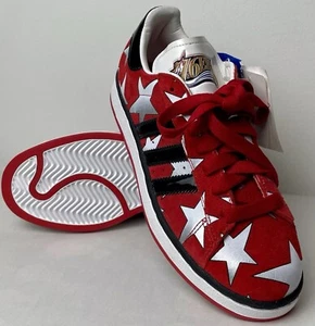 Adidas Campus II 2 Snr C9 NBA 76ers 044352 Rosso/Bianco Uomo 7 Ottime Condizioni NOS Deadstock - Foto 1 di 24