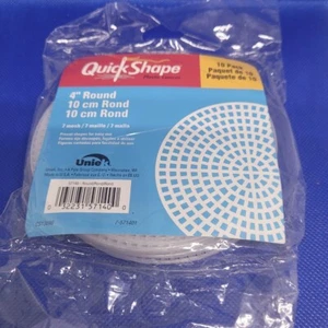 Quick Shape 4" Plastic Canvas Circles 10 pcs - Picture 1 of 2