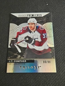 2017-18 UD TRILOGY J.T. COMPHER #59 #ed 96/99 LEVEL 1 ROOKIE PREMIERES BLACK - Picture 1 of 2