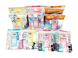 Fruit Of The Loom Girls Tagless 10 Or 13 Pair Briefs, Bikini, Hipsters Choose Sz - Picture 1 of 7