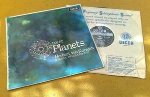 HOLST " THE PLANETS "KARAJAN SXL 2305 SUPER UK UNBOXED GROOVED LABEL RARE STEREO - Picture 1 of 11