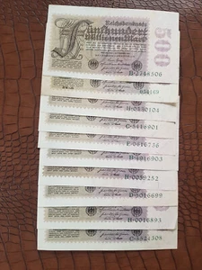  10 St.-   500 Millionen Mark 1923 / Deutsches Reich / Reichsbanknote  - Bild 1 von 2