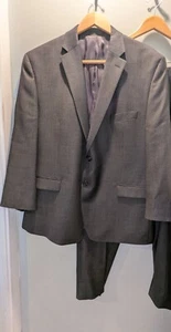 Ralph Lauren Mens Gray Wool Suit 46S 40x28 Pants - Picture 1 of 8