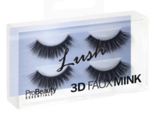 ProBeauty Essentials LUSH 3D Faux Mink Multi Dimensional Flare Lashes 2 Pairs - Picture 1 of 2