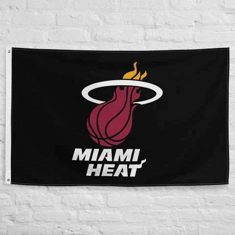 Premium Flag Miami Heat 3x5 ft Banner NBA Basketball Champions Fast Shipping Cover