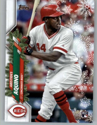 2020 Topps Walmart Holiday #HW98 Aristides Aquino RC (ref 150385) - Image 1 of 2