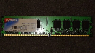 PATRIOT 1GB PC2-4200 DDR2-533 CL4 240 PIN PSD21G5332 one stick - Image 1 of 2