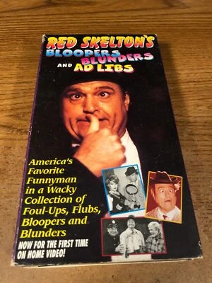 Red Skelton's Bloopers Blunders And Ad Libs VHS VCR Video Tape Used  - Image 1 of 4