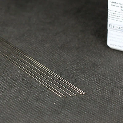 3 barras de soldadura de plata 1 mm x 500 mm L-Ag55Sn diámetro lote duro de plata